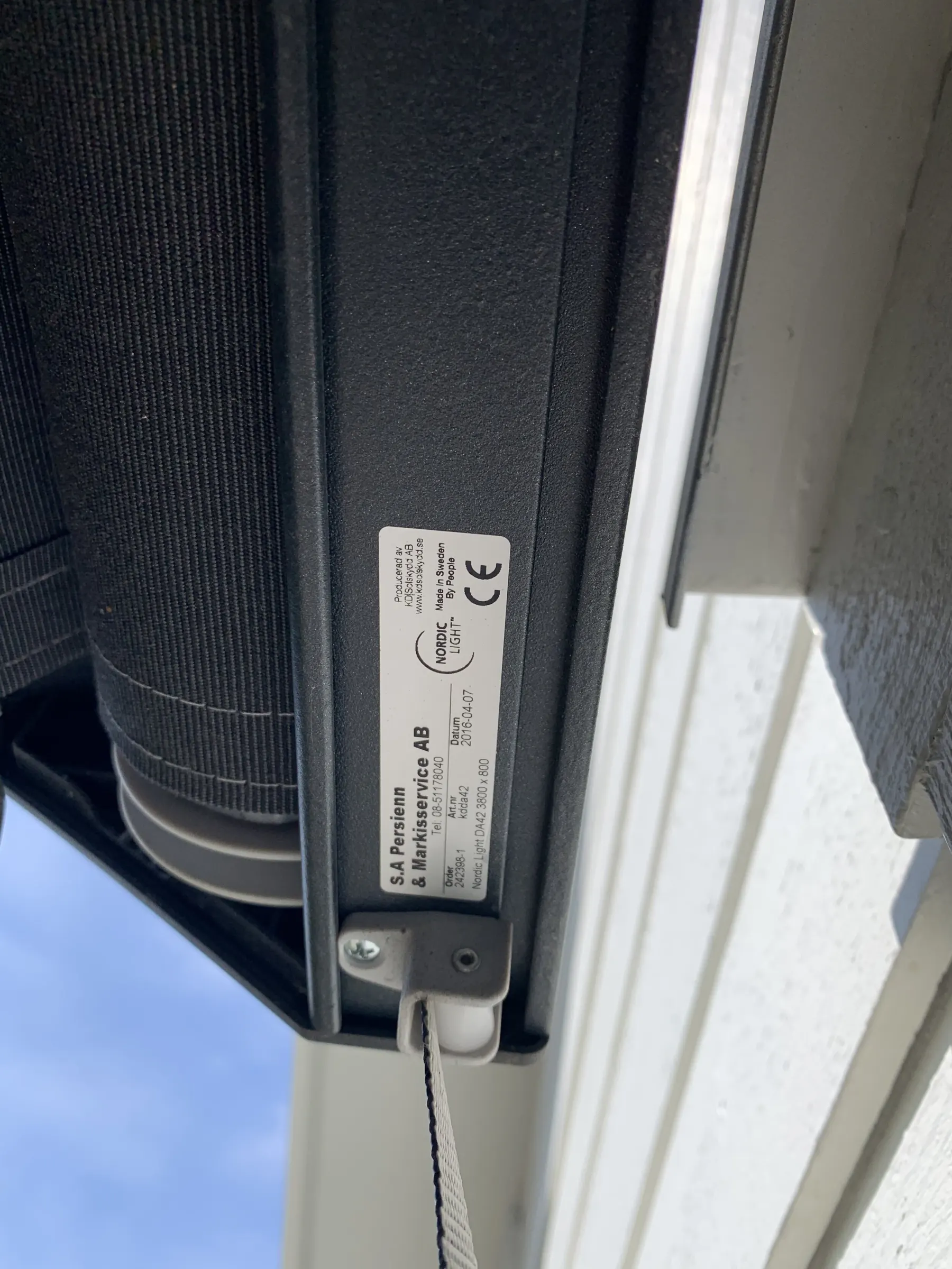 Kassettmarkis StyRa F320 
