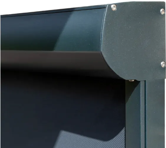 Zipscreen markis Z460 svartlackerad måttanpassade efter era fönsterpartier