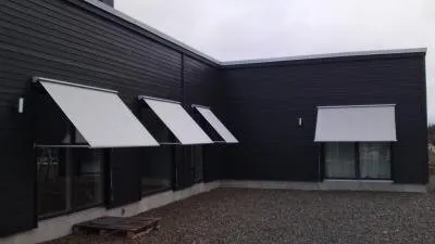 Kassettmarkis F320 med Design front