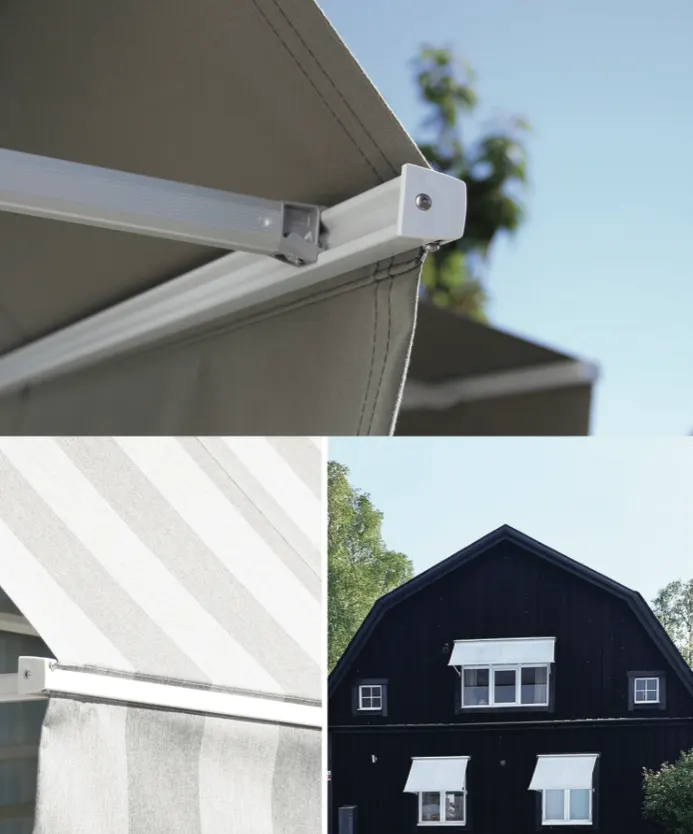 Fönstermarkiser F320 med standard