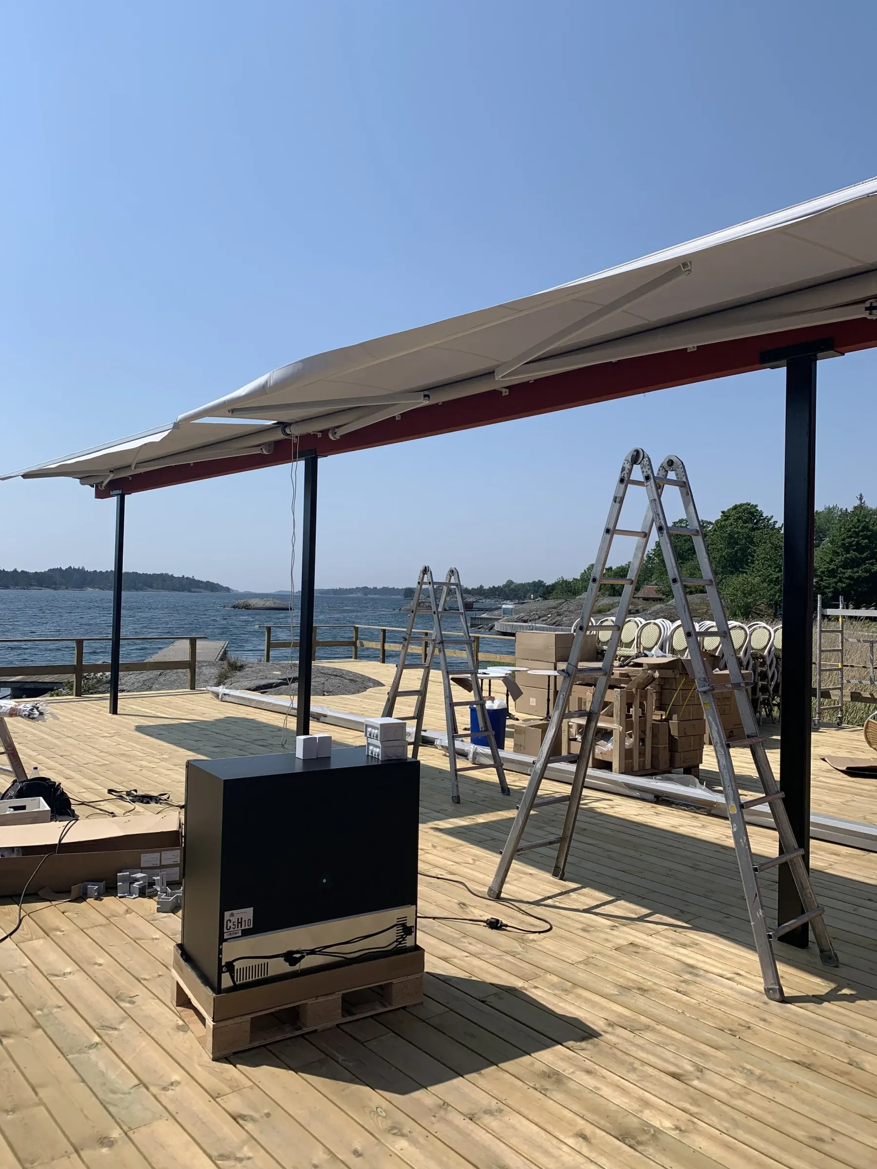 Terrassmarkis T420 / Restaurang Nämdö Bistro