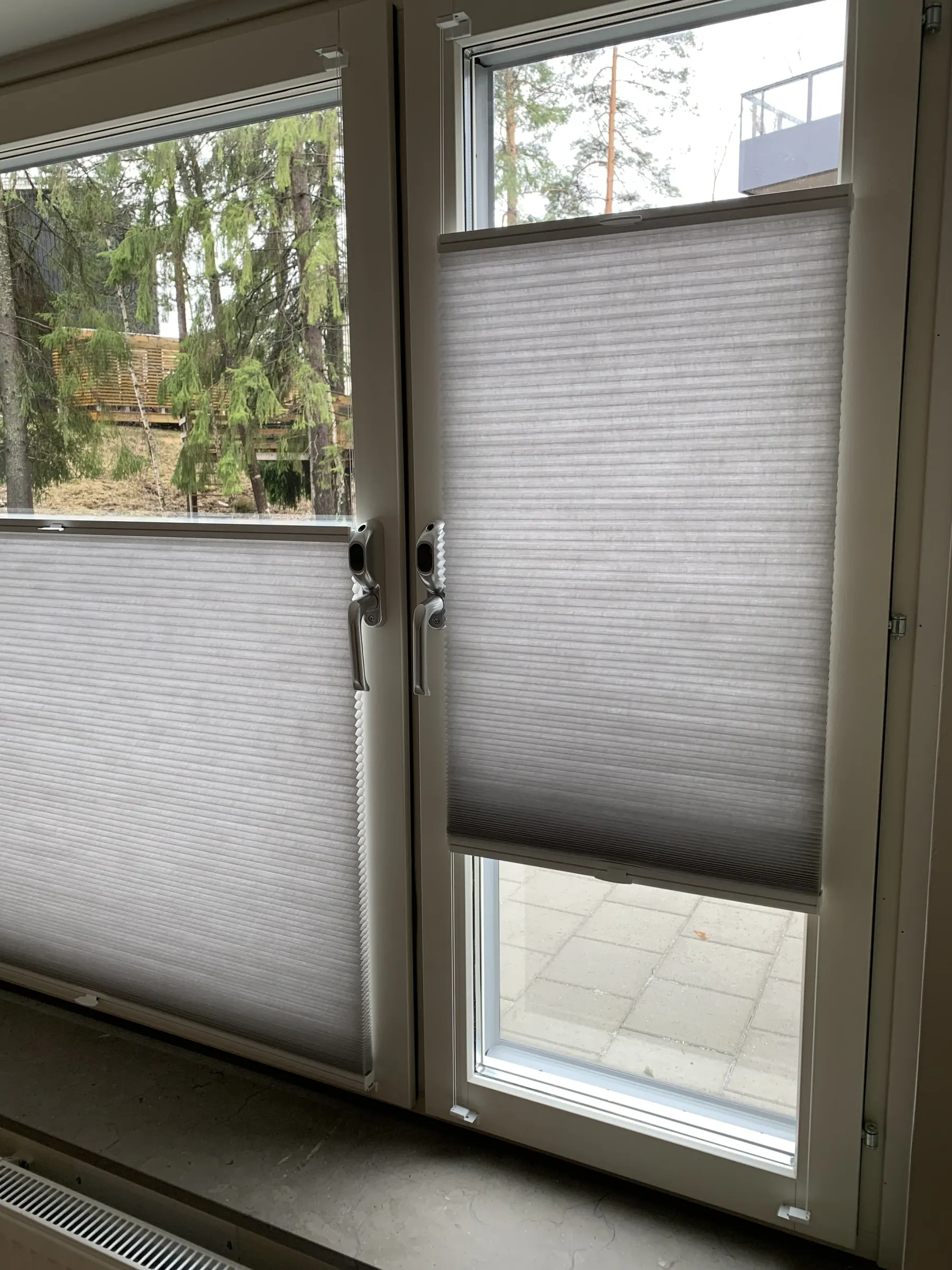 Plissegardin StYra väv Duette Modell FS2 
