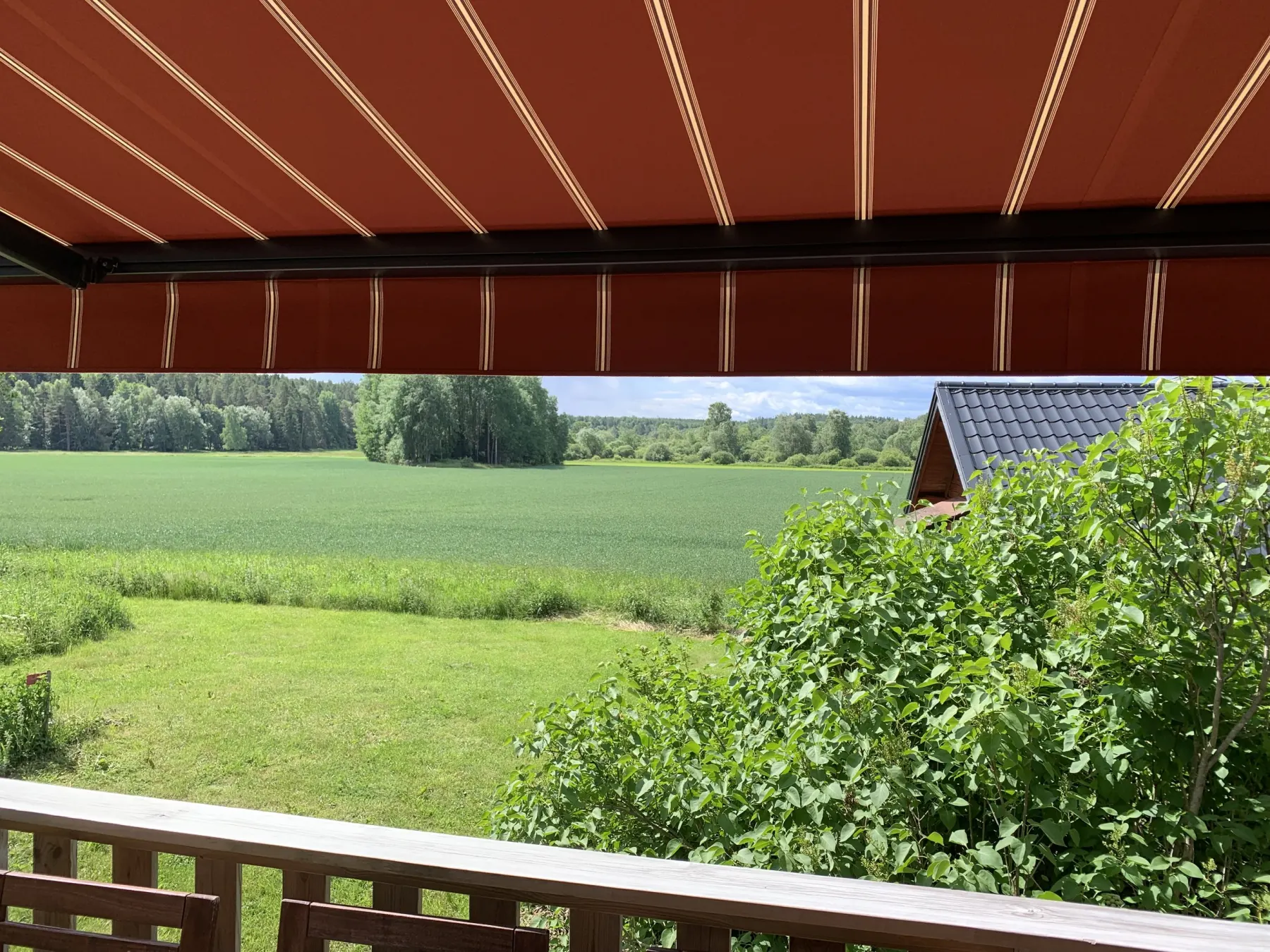 Terrassmarkis StyRa T420 Svartlackerad