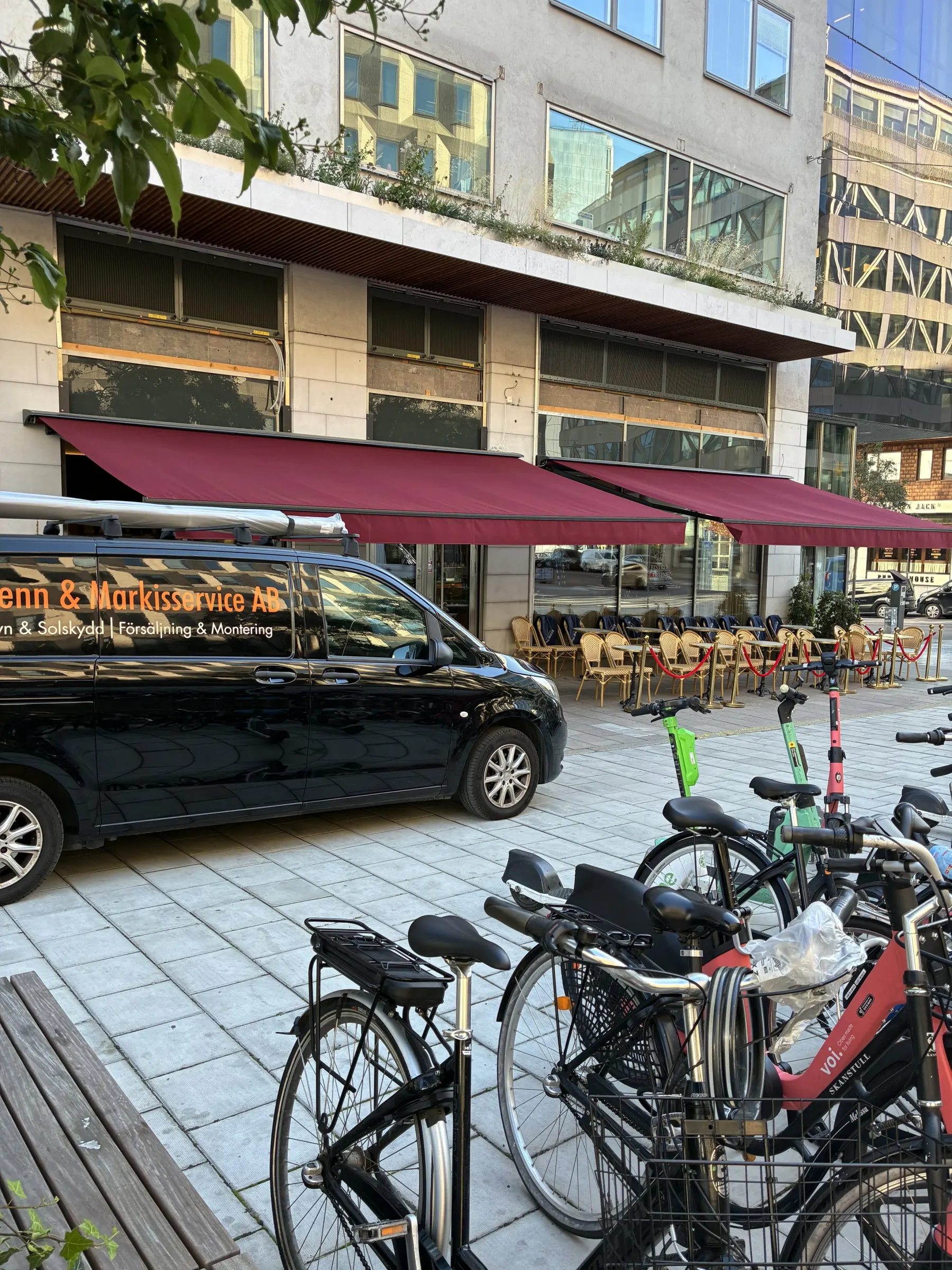 Terrassmarkis T420 Restaurang Bistro Tartine